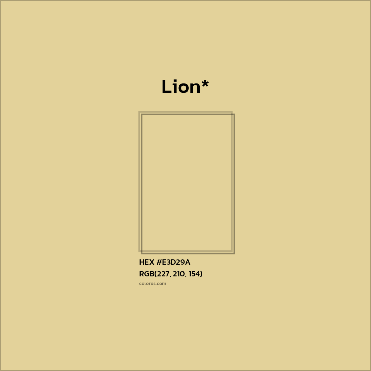 #E3D29A hex color. RGB, RYB, CMYK, HSL, HSV codes and color conversions. Matching color names, palettes, paints.