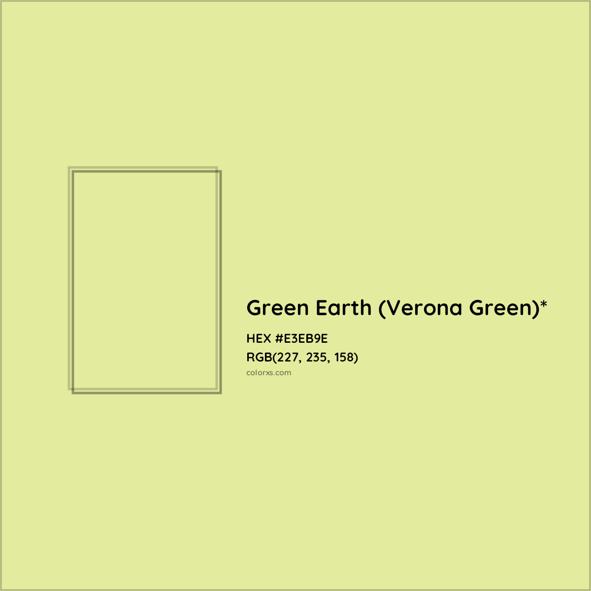 #E3EB9E hex color. RGB, RYB, CMYK, HSL, HSV codes and color conversions. Matching color names, palettes, paints.
