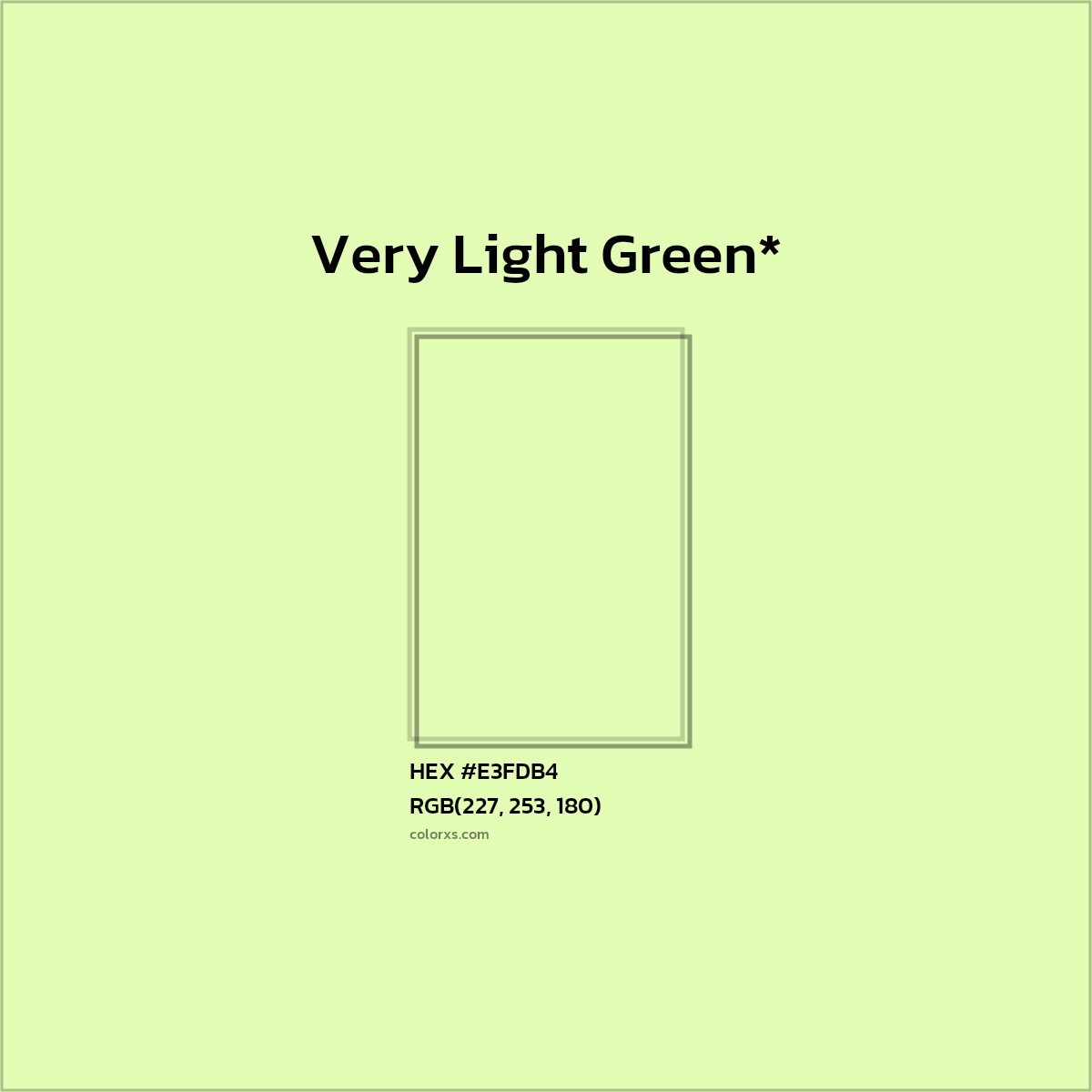 #E3FDB4 hex color. RGB, RYB, CMYK, HSL, HSV codes and color conversions. Matching color names, palettes, paints.