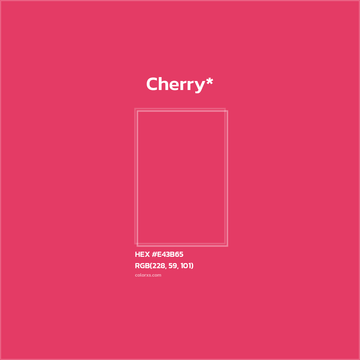 #E43B65 hex color. RGB, RYB, CMYK, HSL, HSV codes and color conversions. Matching color names, palettes, paints.