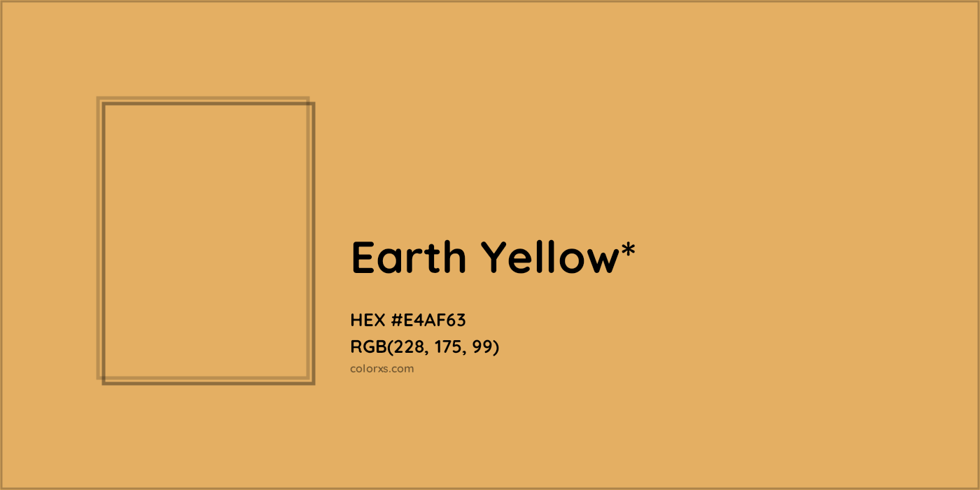 #E4AF63 hex color. RGB, RYB, CMYK, HSL, HSV codes and color conversions. Matching color names, palettes, paints.