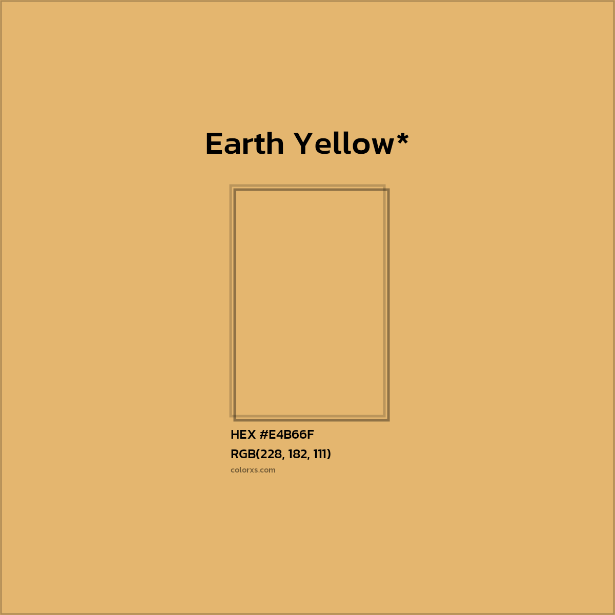#E4B66F hex color. RGB, RYB, CMYK, HSL, HSV codes and color conversions. Matching color names, palettes, paints.