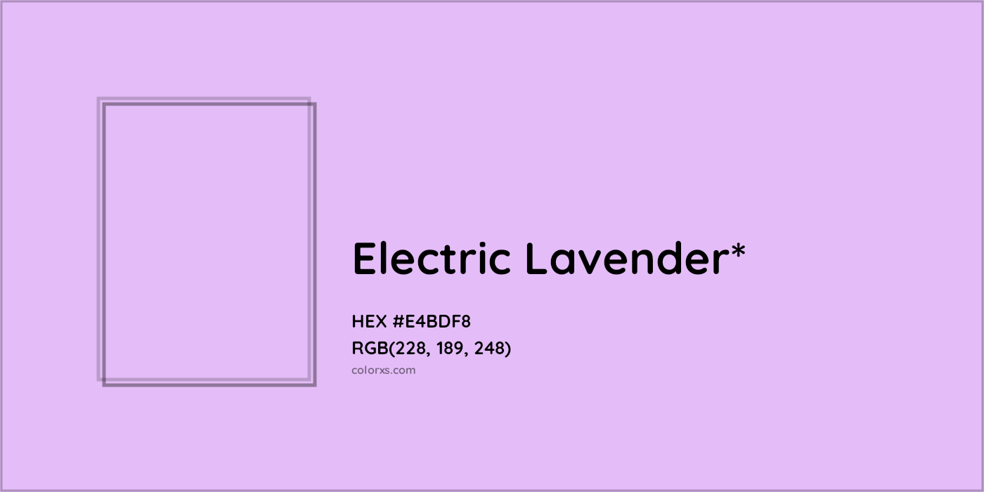 #E4BDF8 hex color. RGB, RYB, CMYK, HSL, HSV codes and color conversions. Matching color names, palettes, paints.