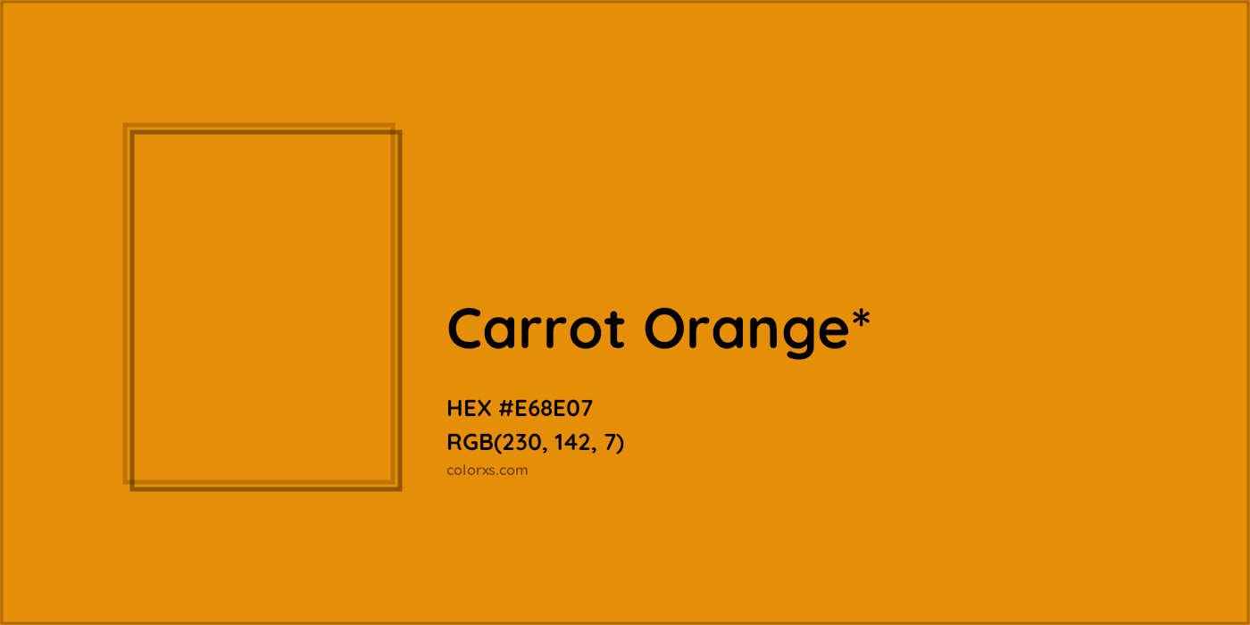 #E68E07 hex color. RGB, RYB, CMYK, HSL, HSV codes and color conversions. Matching color names, palettes, paints.