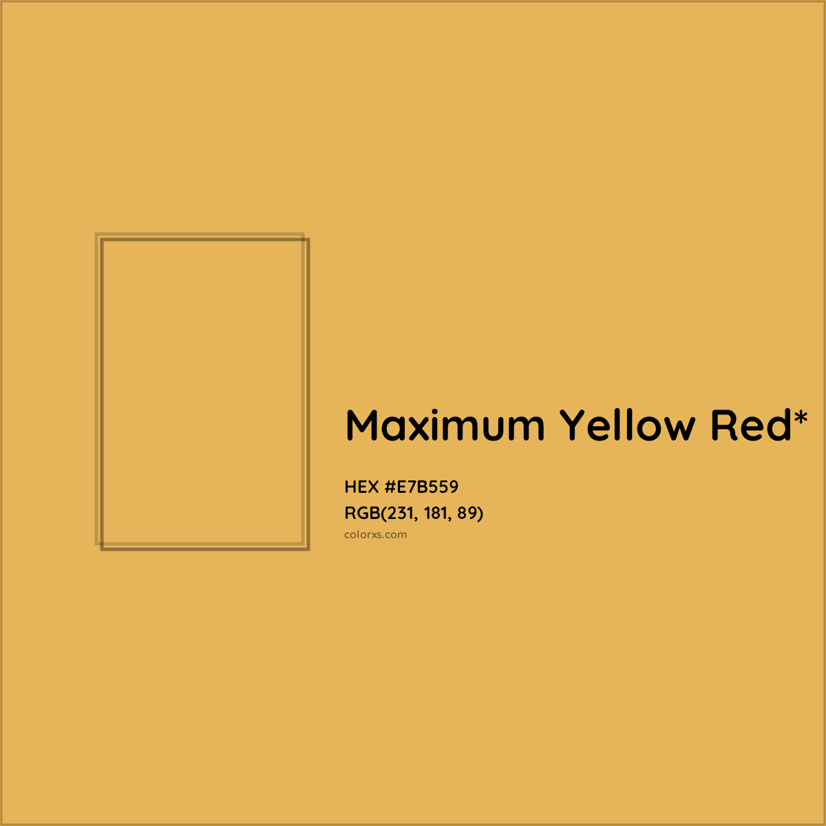 #E7B559 hex color. RGB, RYB, CMYK, HSL, HSV codes and color conversions. Matching color names, palettes, paints.