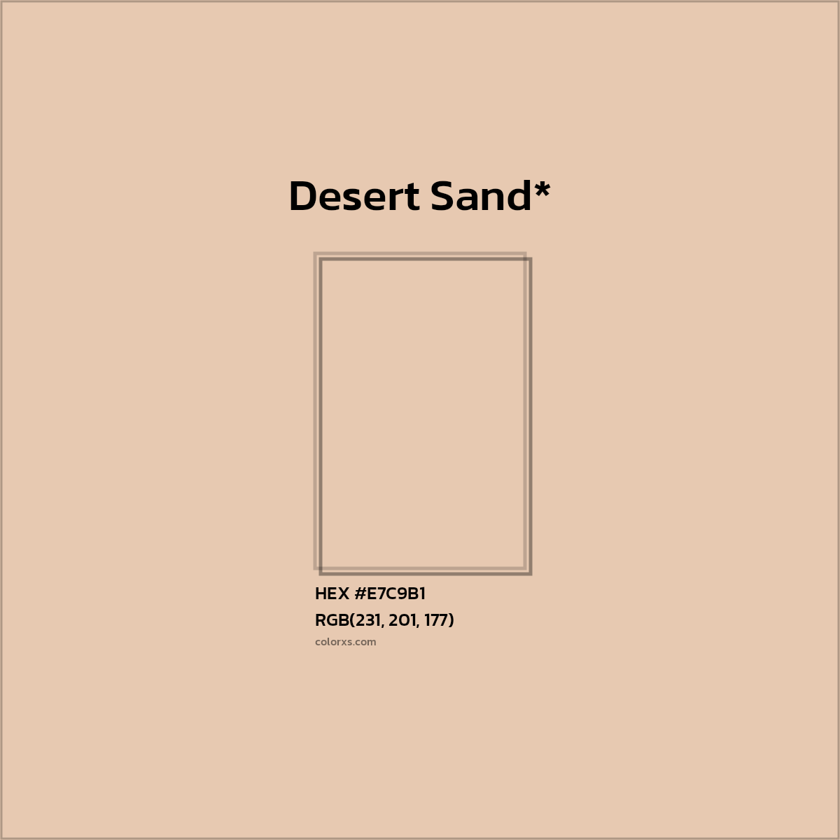 #E7C9B1 hex color. RGB, RYB, CMYK, HSL, HSV codes and color conversions. Matching color names, palettes, paints.