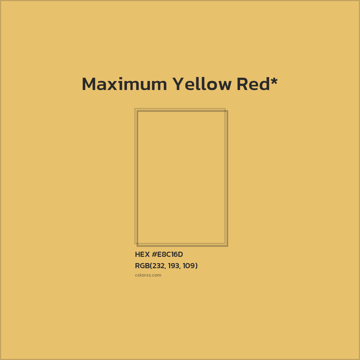 #E8C16D hex color. RGB, RYB, CMYK, HSL, HSV codes and color conversions. Matching color names, palettes, paints.