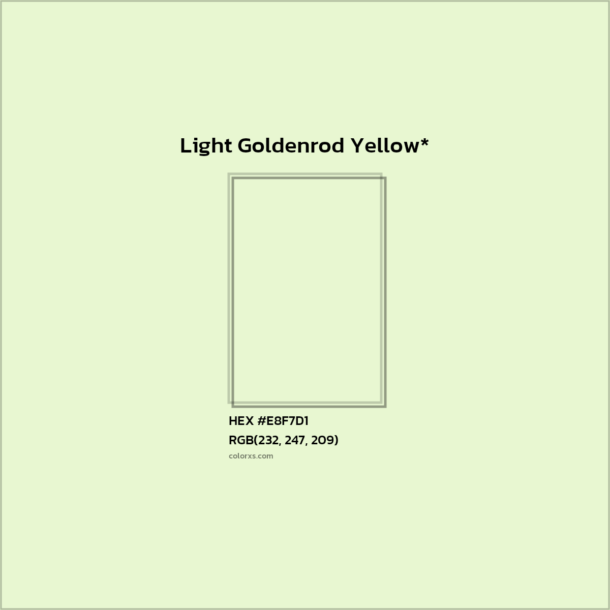 #E8F7D1 hex color. RGB, RYB, CMYK, HSL, HSV codes and color conversions. Matching color names, palettes, paints.