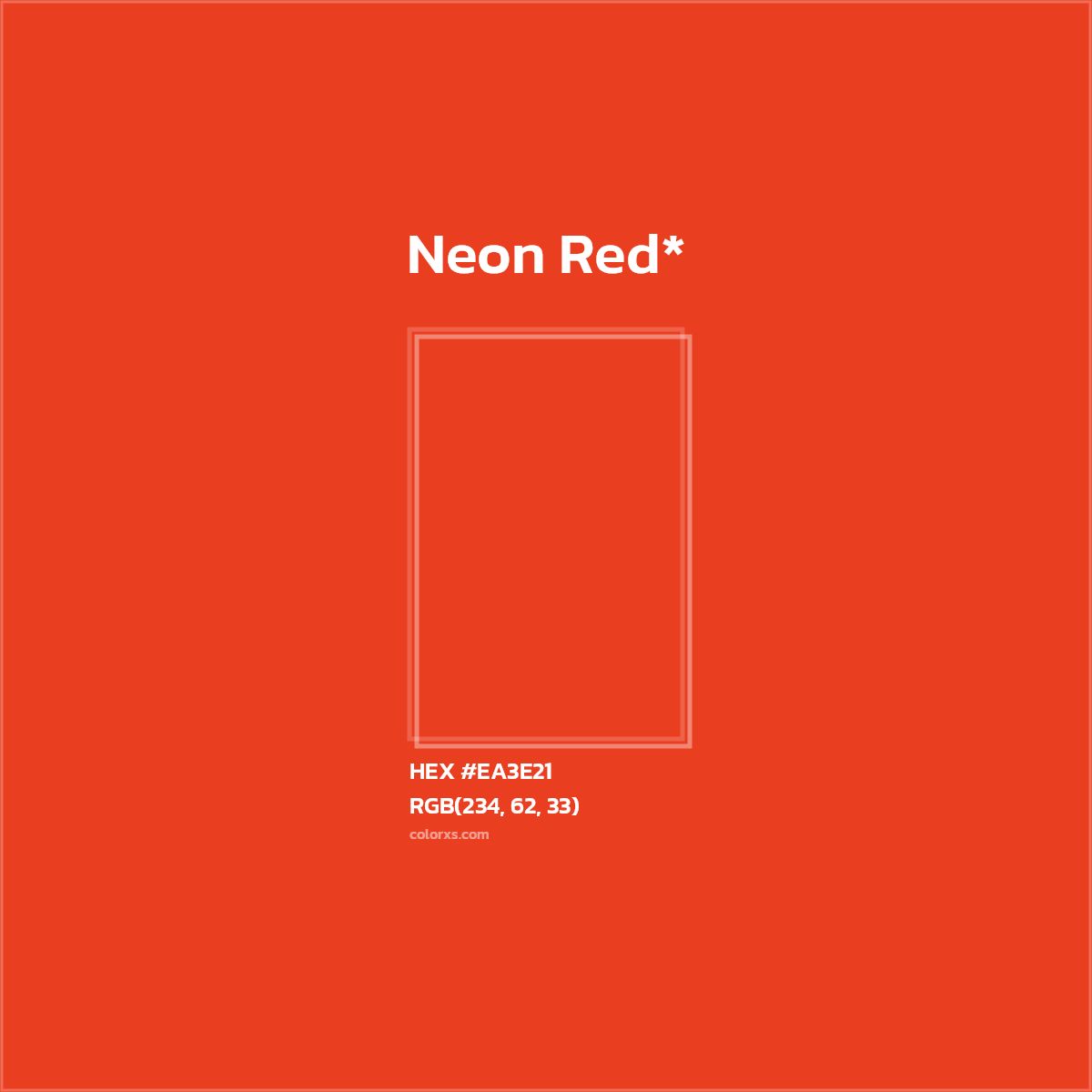 #EA3E21 hex color. RGB, RYB, CMYK, HSL, HSV codes and color conversions. Matching color names, palettes, paints.