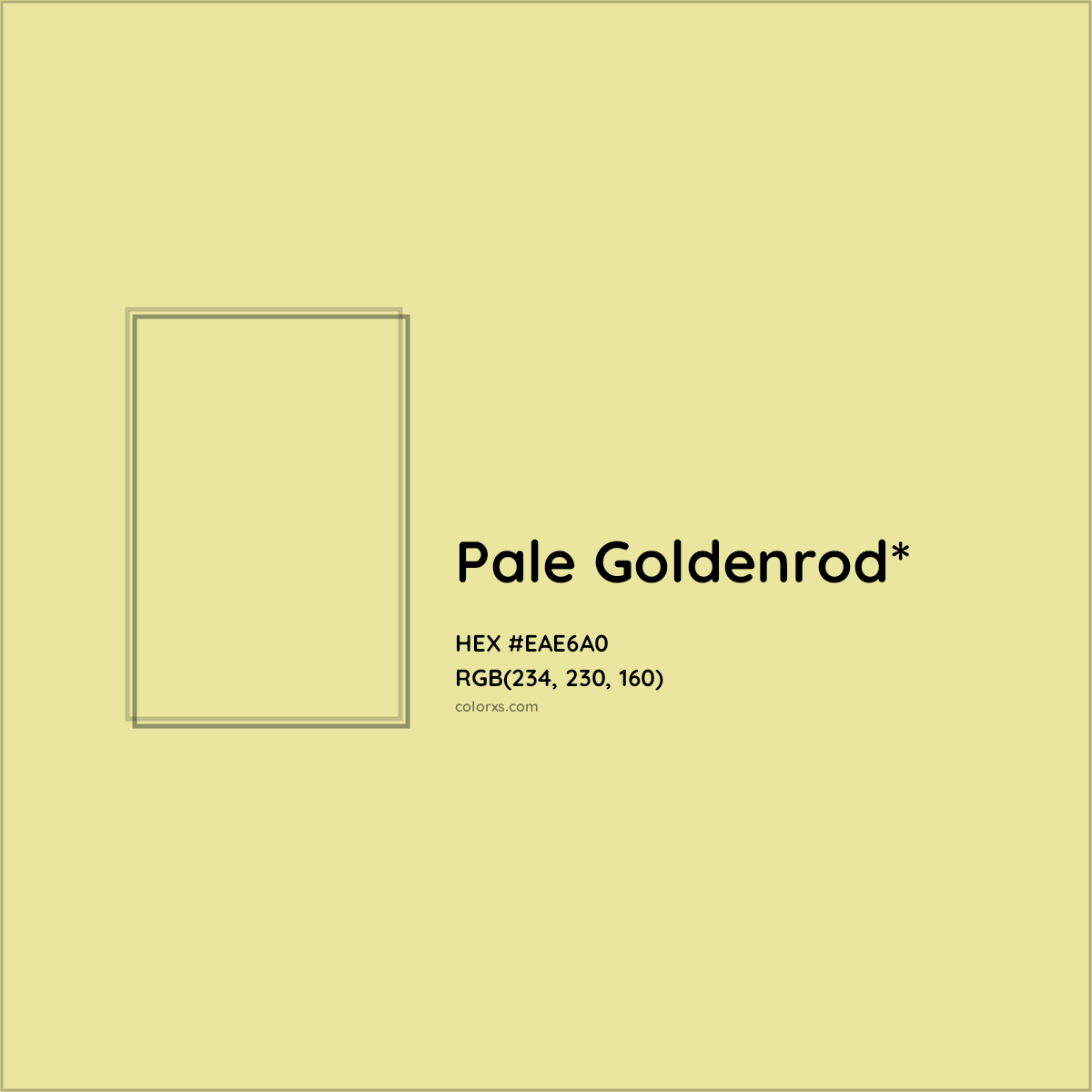 #EAE6A0 hex color. RGB, RYB, CMYK, HSL, HSV codes and color conversions. Matching color names, palettes, paints.