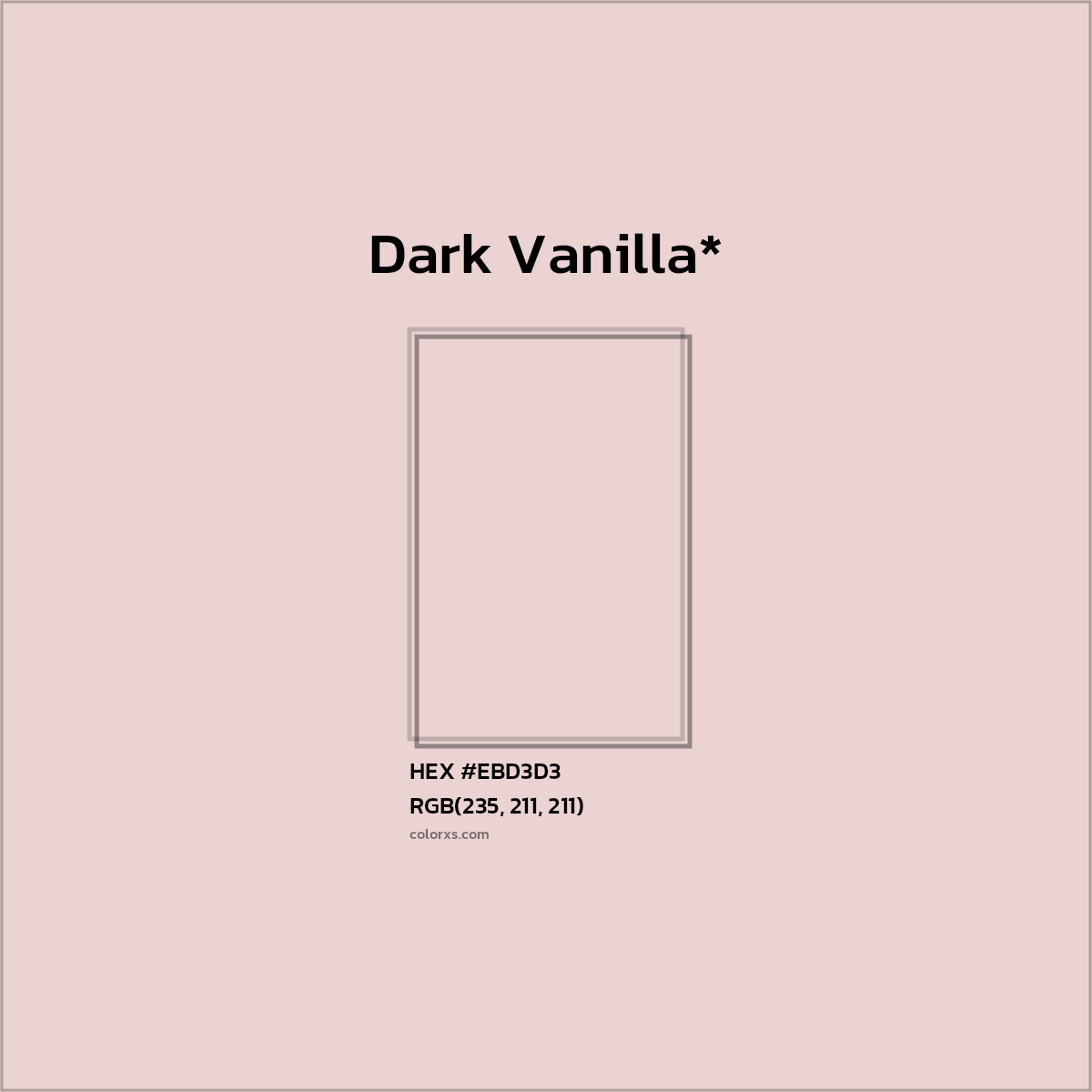 #EBD3D3 hex color. RGB, RYB, CMYK, HSL, HSV codes and color conversions. Matching color names, palettes, paints.