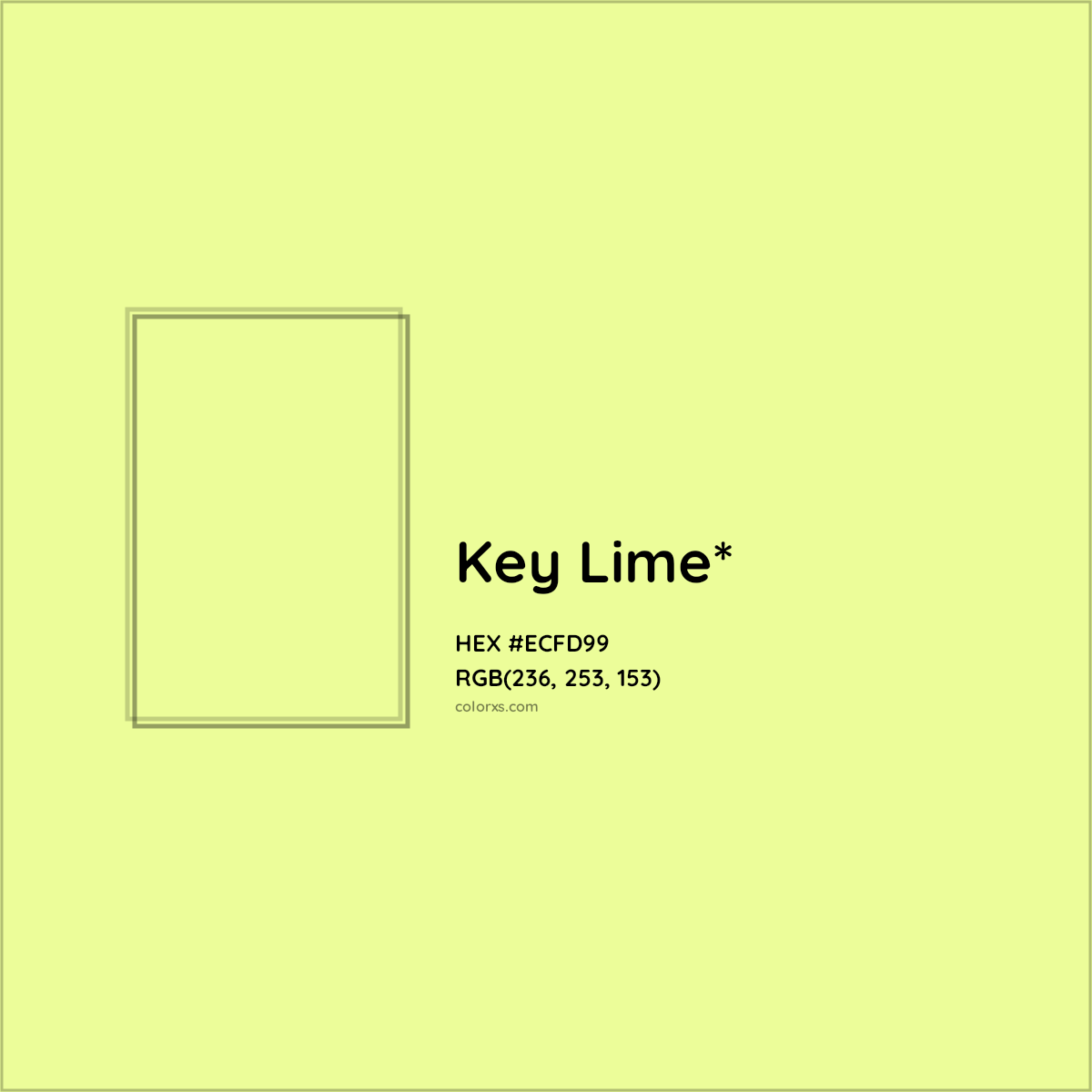 #ECFD99 hex color. RGB, RYB, CMYK, HSL, HSV codes and color conversions. Matching color names, palettes, paints.