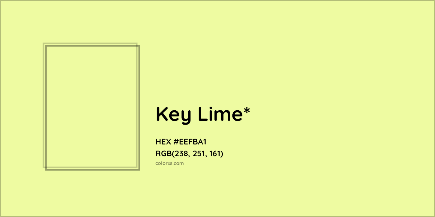 #EEFBA1 hex color. RGB, RYB, CMYK, HSL, HSV codes and color conversions. Matching color names, palettes, paints.