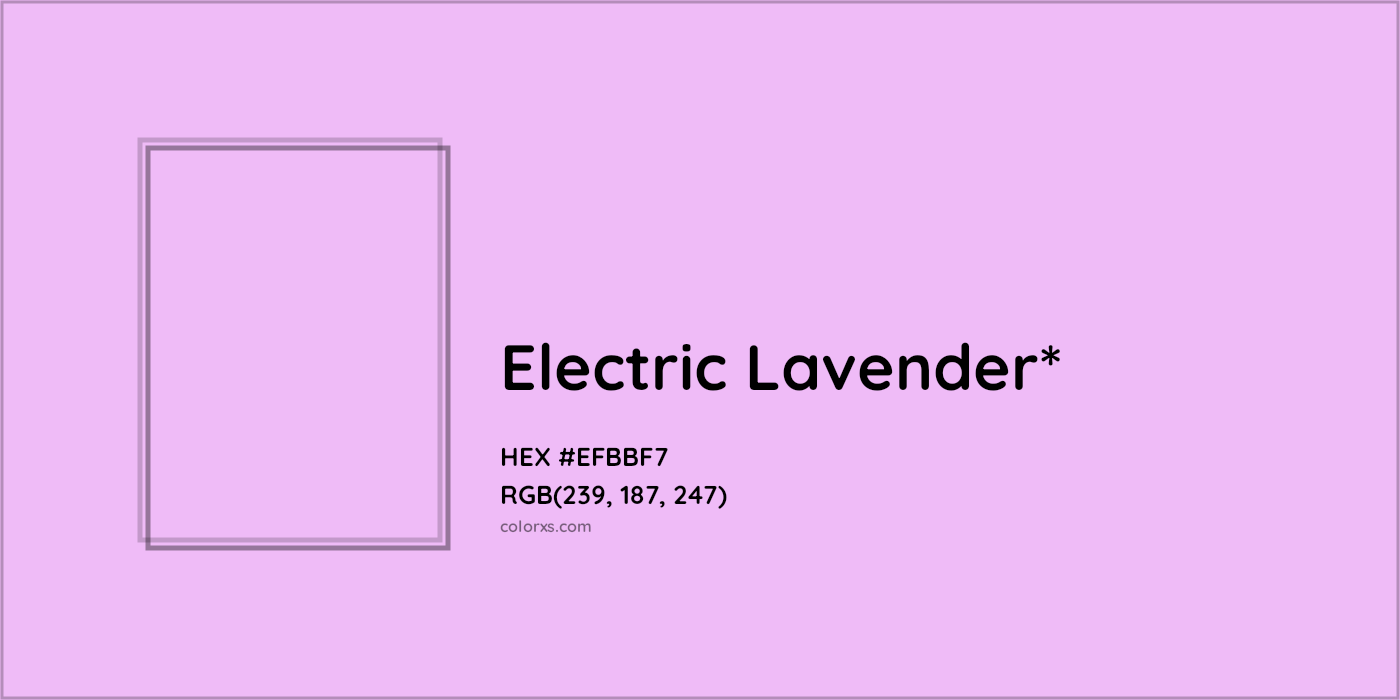 #EFBBF7 hex color. RGB, RYB, CMYK, HSL, HSV codes and color conversions. Matching color names, palettes, paints.