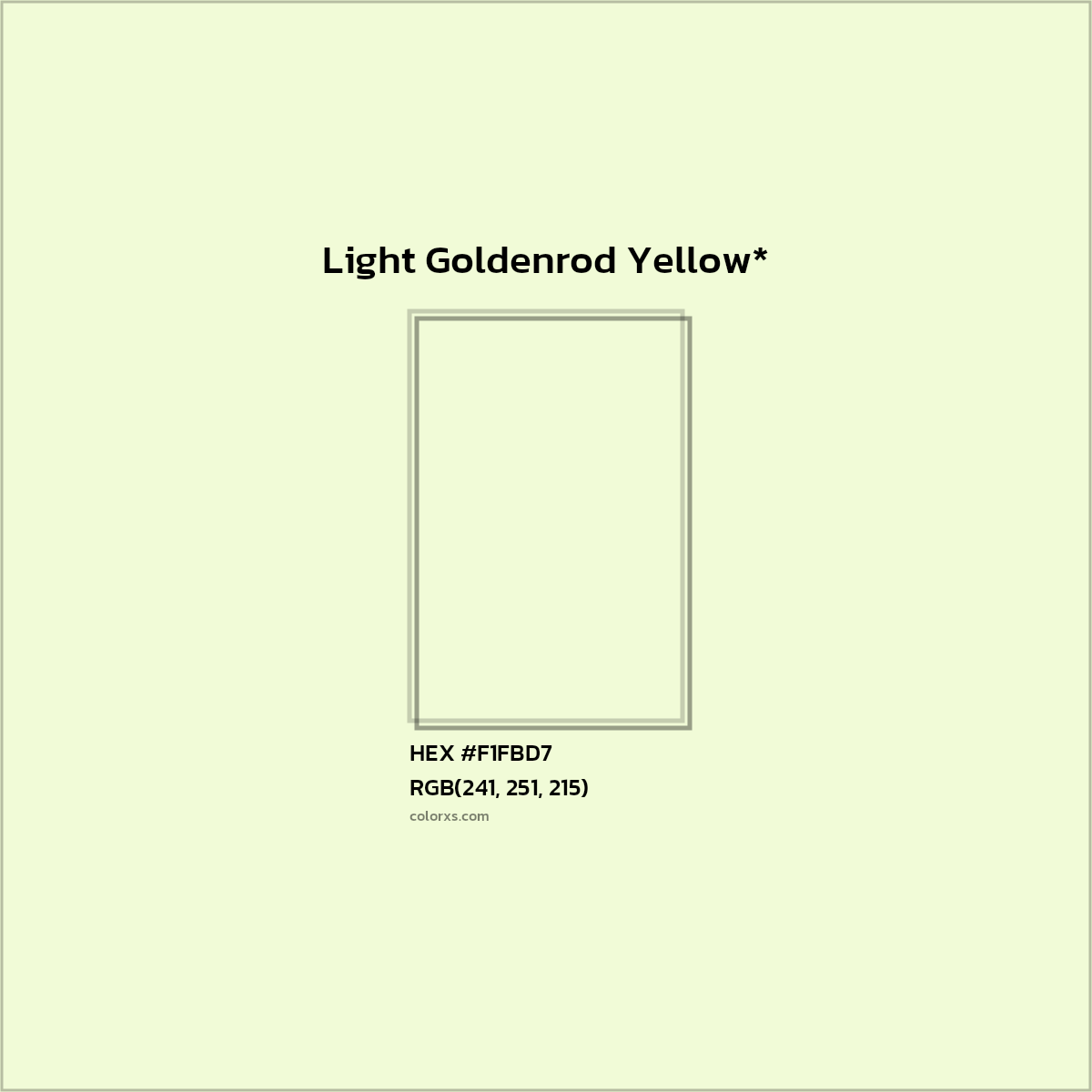 #F1FBD7 hex color. RGB, RYB, CMYK, HSL, HSV codes and color conversions. Matching color names, palettes, paints.