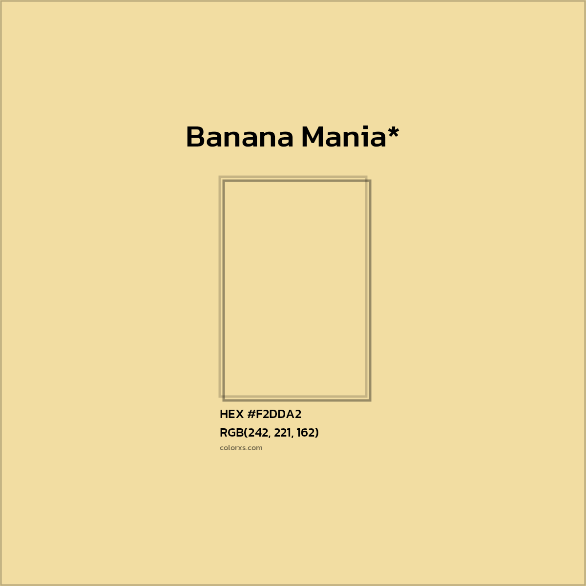 #F2DDA2 hex color. RGB, RYB, CMYK, HSL, HSV codes and color conversions. Matching color names, palettes, paints.