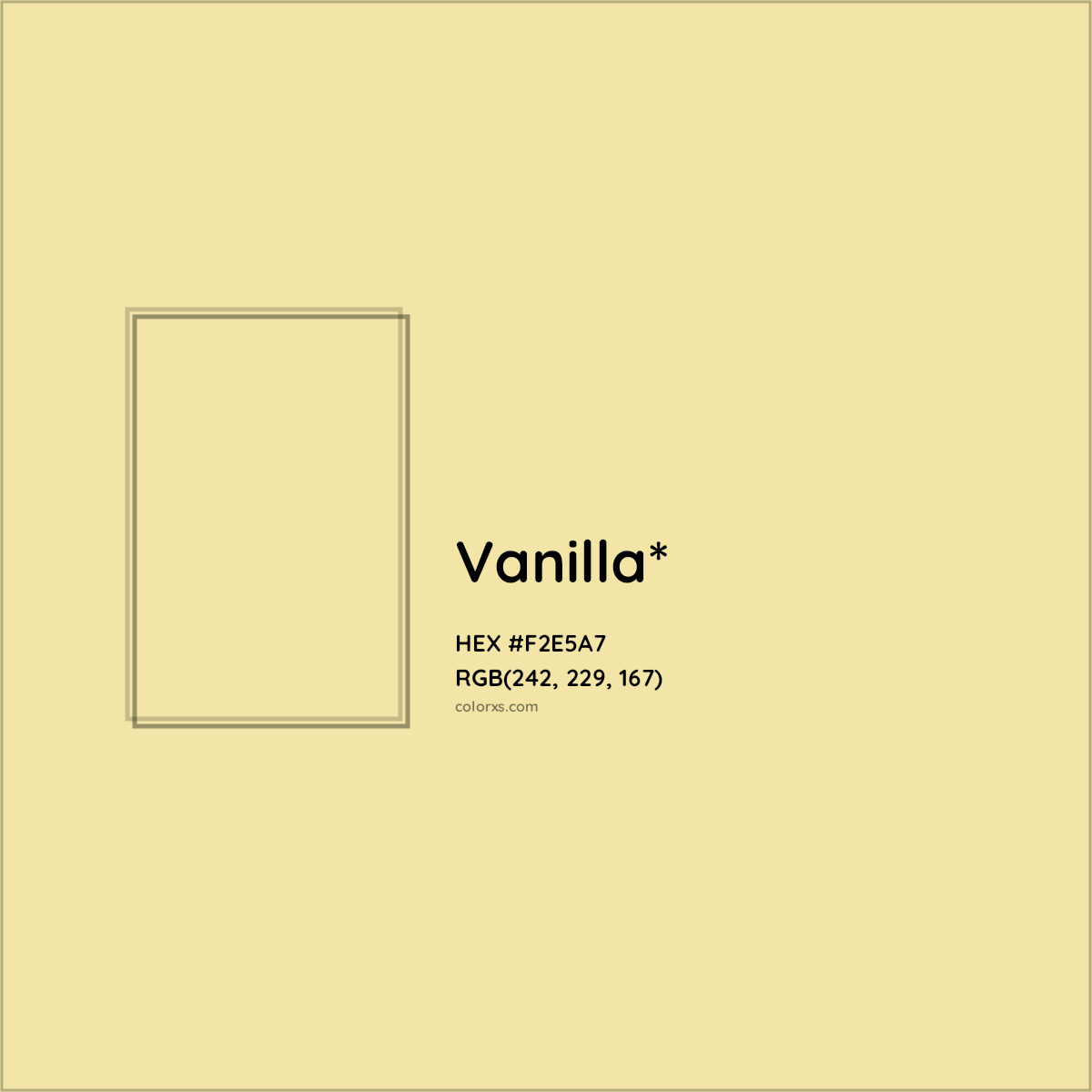 #F2E5A7 hex color. RGB, RYB, CMYK, HSL, HSV codes and color conversions. Matching color names, palettes, paints.