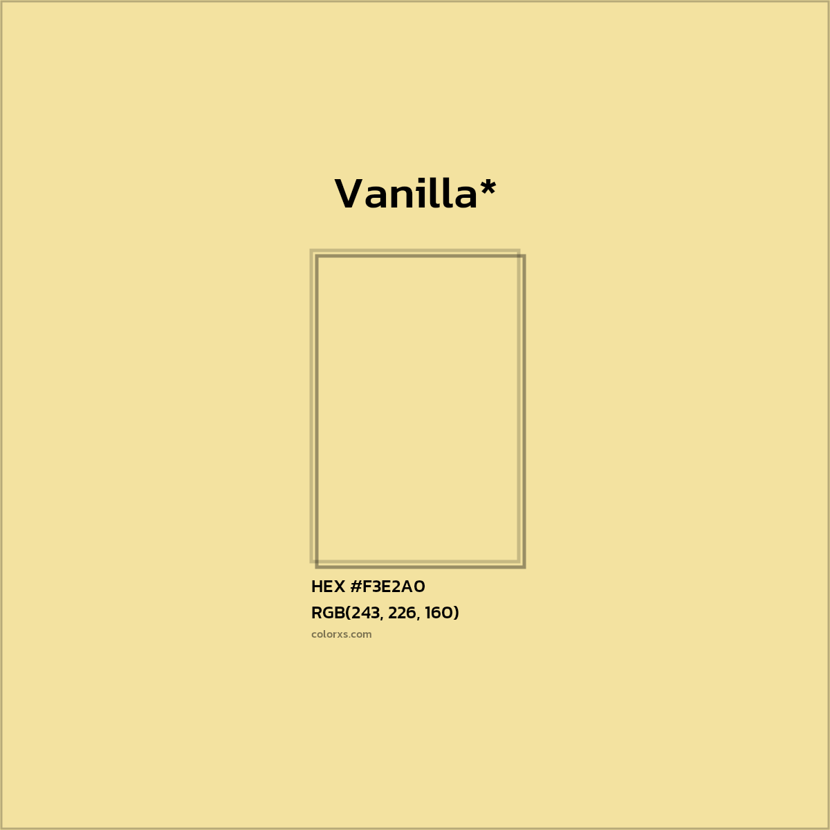 #F3E2A0 hex color. RGB, RYB, CMYK, HSL, HSV codes and color conversions. Matching color names, palettes, paints.