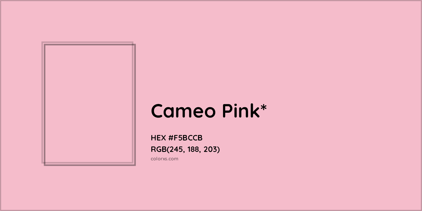 #F5BCCB hex color. RGB, RYB, CMYK, HSL, HSV codes and color conversions. Matching color names, palettes, paints.