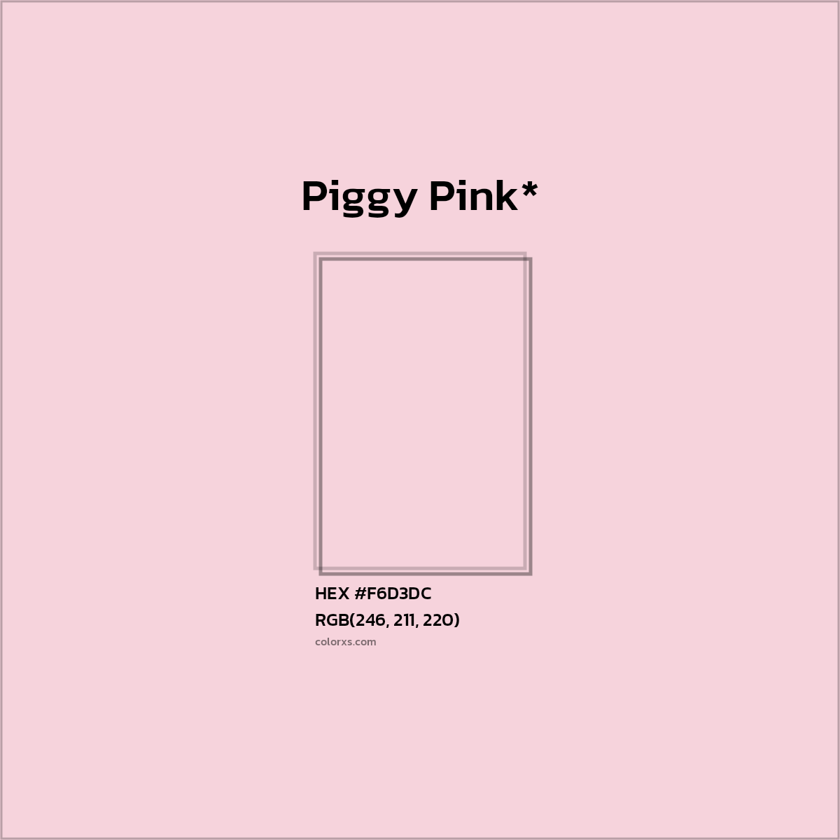 #F6D3DC hex color. RGB, RYB, CMYK, HSL, HSV codes and color conversions. Matching color names, palettes, paints.