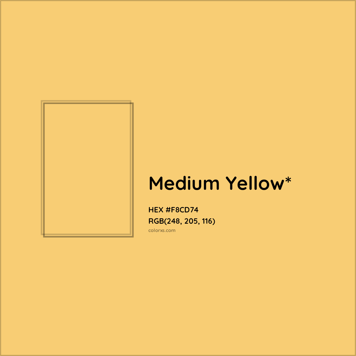 #F8CD74 hex color. RGB, RYB, CMYK, HSL, HSV codes and color conversions. Matching color names, palettes, paints.