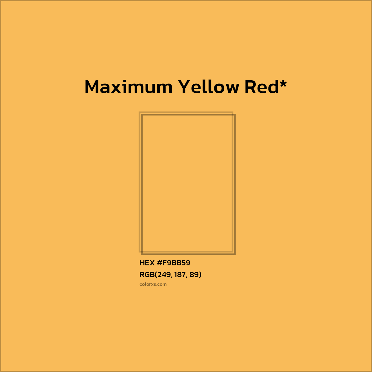 #F9BB59 hex color. RGB, RYB, CMYK, HSL, HSV codes and color conversions. Matching color names, palettes, paints.