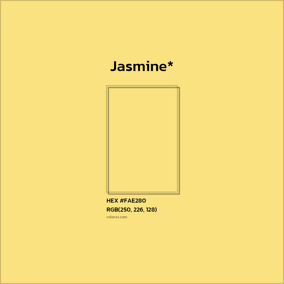 #FAE280 hex color. RGB, RYB, CMYK, HSL, HSV codes and color conversions. Matching color names, palettes, paints.
