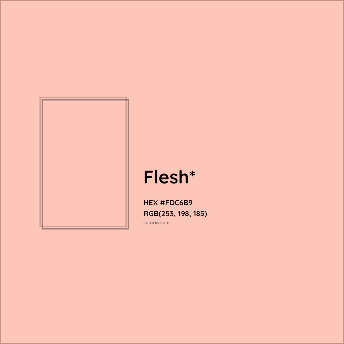 #FDC6B9 hex color. RGB, RYB, CMYK, HSL, HSV codes and color conversions. Matching color names, palettes, paints.