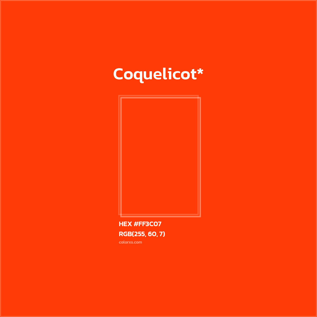 #FF3C07 hex color. RGB, RYB, CMYK, HSL, HSV codes and color conversions. Matching color names, palettes, paints.